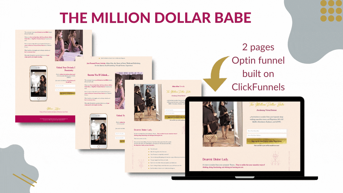 The Million Dollar Babe funnel